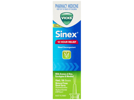 Vicks Sinex Decongestant Nasal Spray 15mL