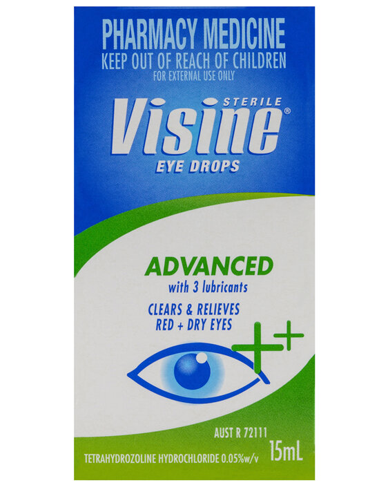 Visine Advanced Eye Drops 15mL