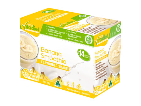 Vita Diet - Banana Smoothie Shake - 14 pack