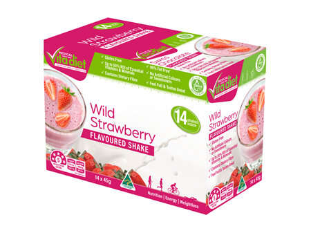 Vita Diet - Wild Strawberry Shake - 14 Pack