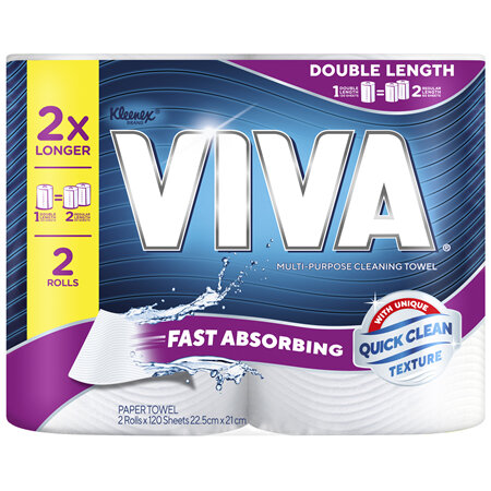 VIVA Double Length Paper Towels 2 Pack