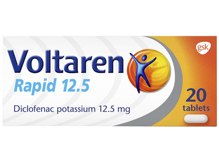Voltaren Rapid 12.5 20 Tablets