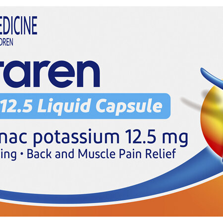 Voltaren Rapid 12.5mg, Pain Relief Liquid Capsules 20 Pack