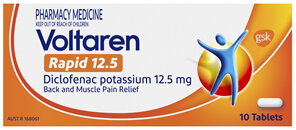 Voltaren Rapid 12.5mg, Pain Relief Tablets 10 Pack
