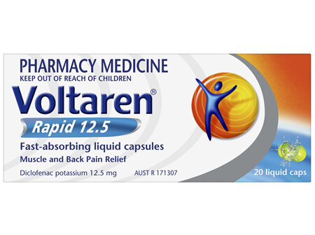 Voltaren Rapid 12.5 Liquid Capsule 20 Pack