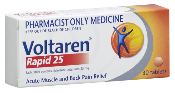 voltaren gel and stomach ulcers