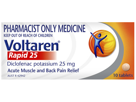 Voltaren Rapid Pain Relief Tablets 10 pack