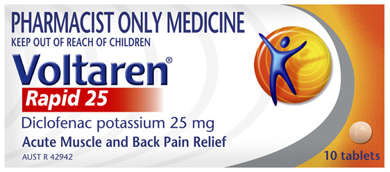Voltaren Rapid Pain Relief Tablets 10 pack