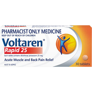 Voltaren Rapid Tabs 25mg 30s