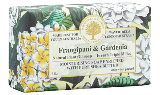 Wavertree & London Frangipani & Gardenia Soap Bar 200g