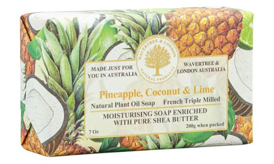 Wavertree & London Pineapple, Coconut & Lime Soap Bar 200g