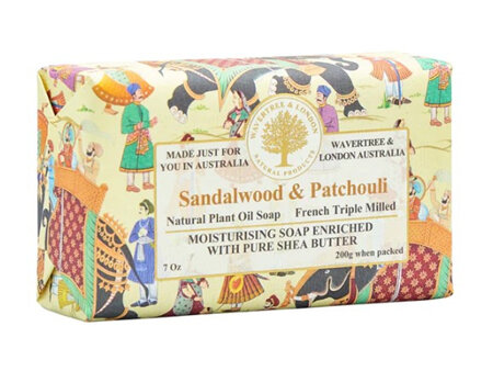 Wavertree & London Sandalwood & Patchouli Soap Bar 200g