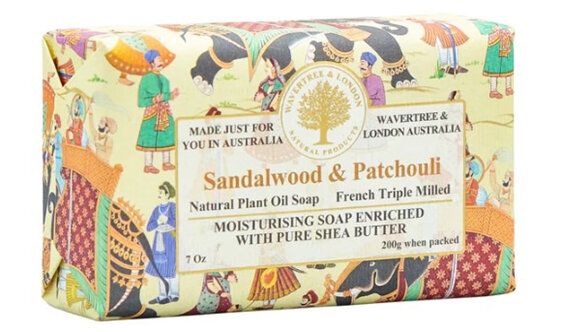Wavertree & London Sandalwood & Patchouli Soap Bar 200g