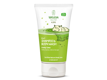Weleda Kids 2in1 Shampoo & Body Wash Lively Lime, 150ml