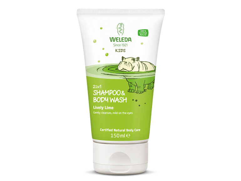 Weleda Kids 2in1 Shampoo & Body Wash Lively Lime, 150ml