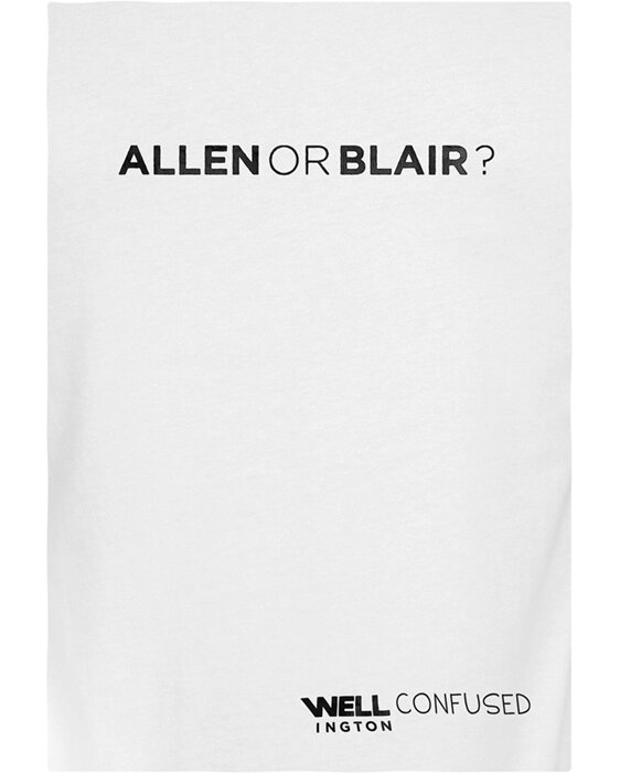 Well Confused, Black on White - Allen or Blair