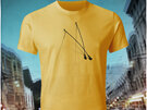 Well Trollied, black on yellow T-Shirt