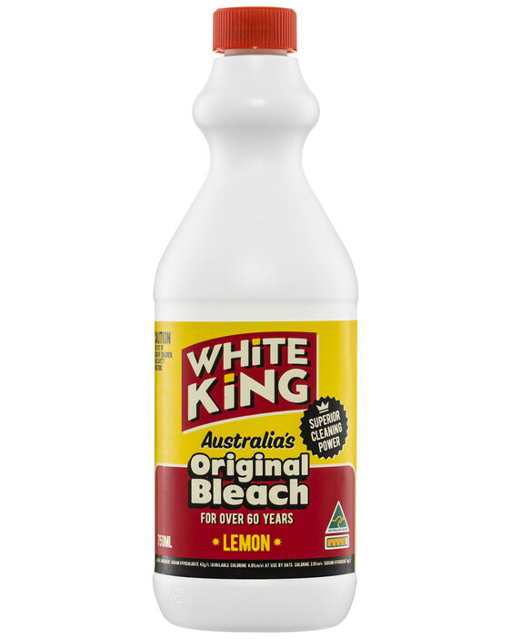 White King Original Bleach Lemon 750mL