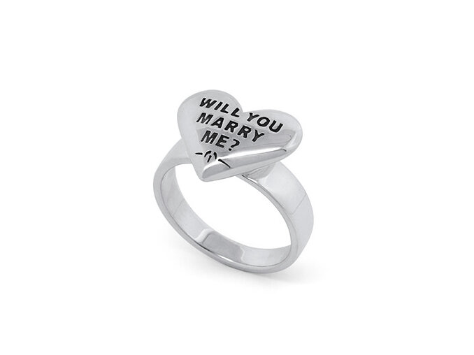 Wilshi Heart Proposal Ring and temporary engagement ring
