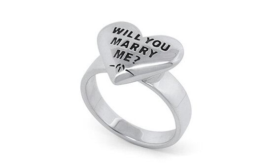 Wilshi Heart Proposal Ring and temporary engagement ring