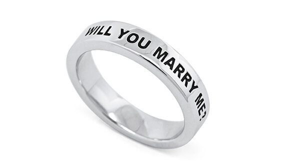Wilshi modern proposal ring design