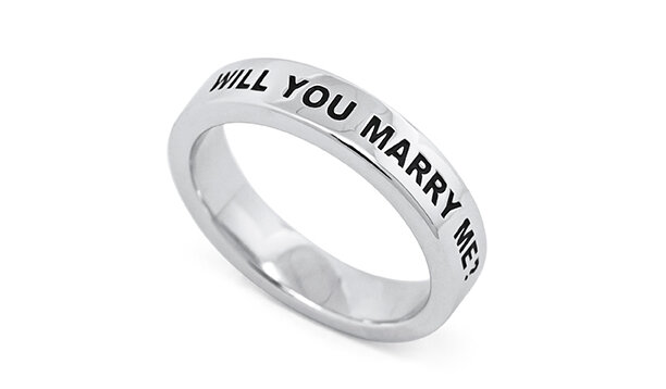 Wilshi modern proposal ring design
