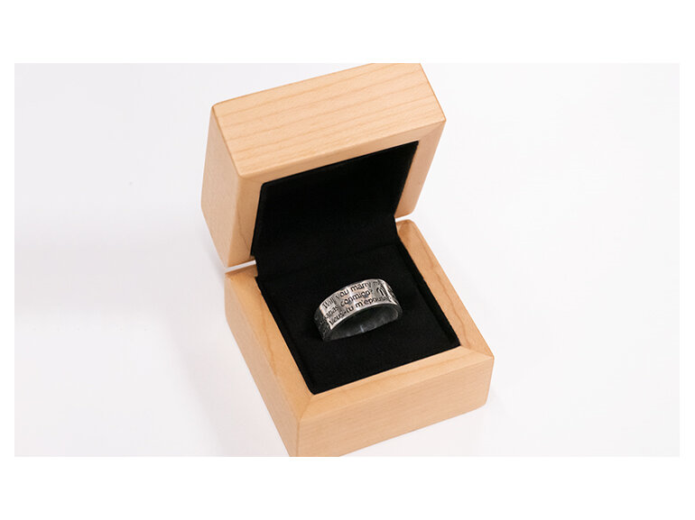Wilshi World Proposal Ring with Box