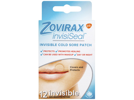 Zovirax® invisiSeal™ Cold Sore Patch 12 Pack