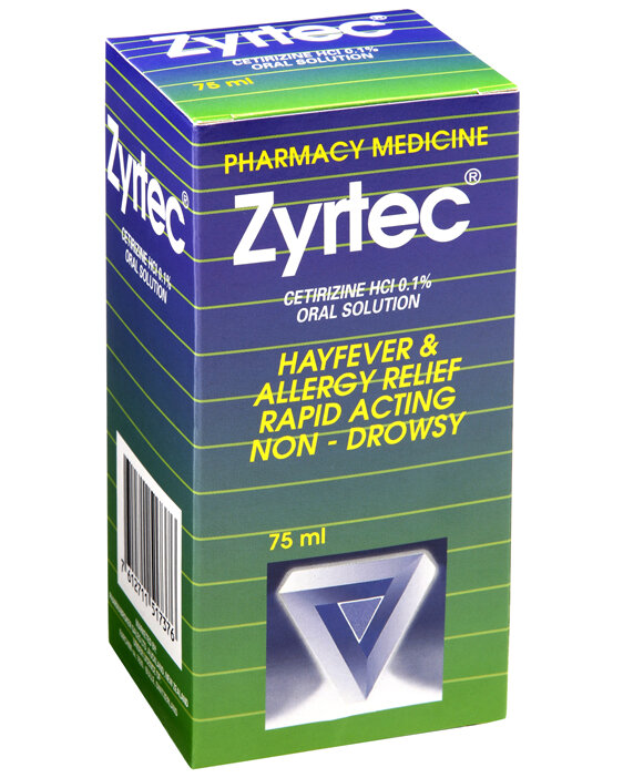 Zyrtec Solution Hayfever Allergy R 75ml