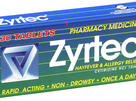 Zyrtec Tablet Hayfever Allergy Relief 30