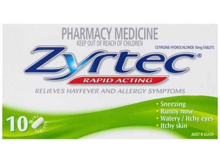 Zyrtec Tablets 10mg 10 Non-SRP